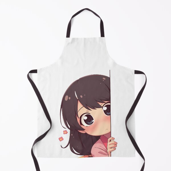 Item preview, Tsubasa Hanekawa Bakemonogatari Anime Girl Chibi Kawaii Peeker designed and sold by HumbertoValveno.