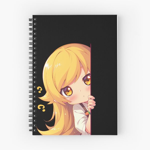 Item preview, Shinobu Oshino Bakemonogatari Anime Girl Chibi Kawaii Peeker designed and sold by HumbertoValveno.