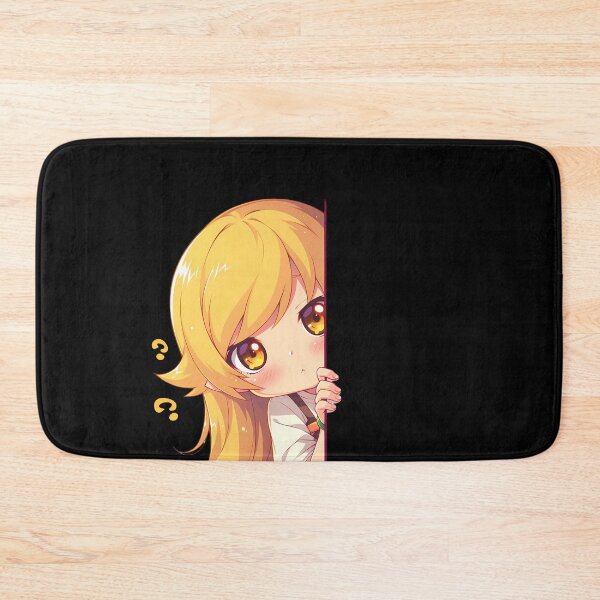 Item preview, Shinobu Oshino Bakemonogatari Anime Girl Chibi Kawaii Peeker designed and sold by HumbertoValveno.