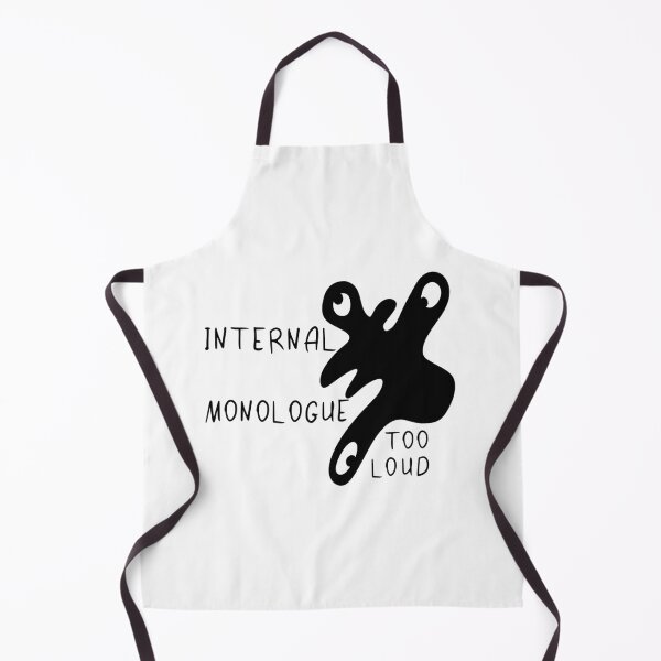 Item preview, Internal Monologue Too Loud – Overthinking & Anxiety Humor Design | Mental Health T-Shirt Sticker Poster designed and sold by atelier-biurni.