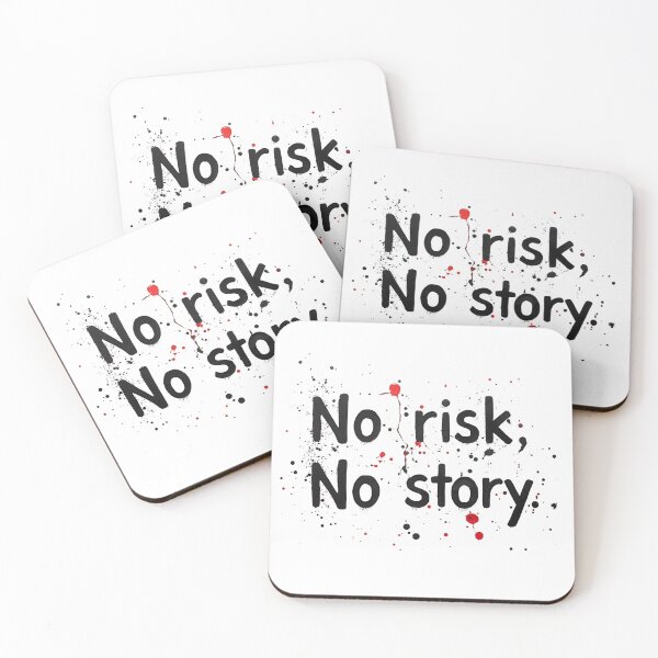 Item preview, No Risk No Story, funny, gifts, you,  designed and sold by Ewelina  Niemiec.