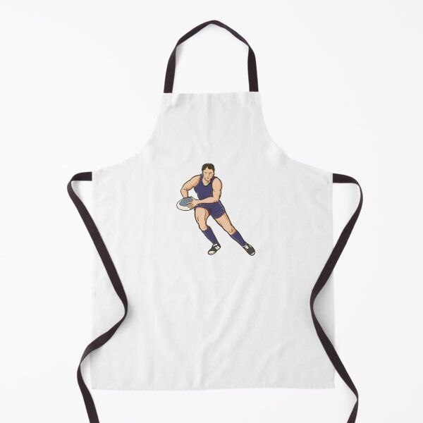 Item preview, Cartoon Rugby Player Holding Ball  Illustration designed and sold by StairheadStore.