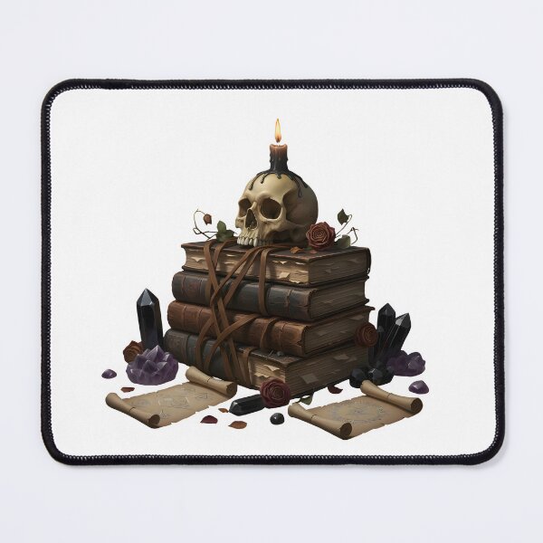 Item preview, Aged Spell Books Skull Altar designed and sold by ShadowArt-Sahil.