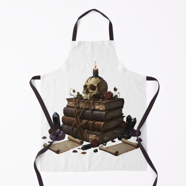 Item preview, Aged Spell Books Skull Altar designed and sold by ShadowArt-Sahil.