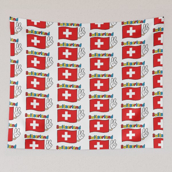 Item preview, Switzerland Flag designed and sold by PickledjoArt.