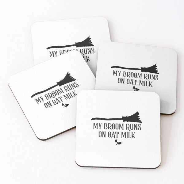Item preview, My broom runs on oat milk designed and sold by SuzyTurner.