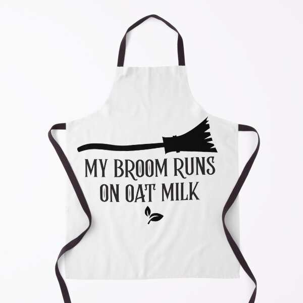 Item preview, My broom runs on oat milk designed and sold by SuzyTurner.