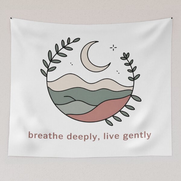 Item preview, Breathe Deeply, Live Gently designed and sold by eMGi27Prints.