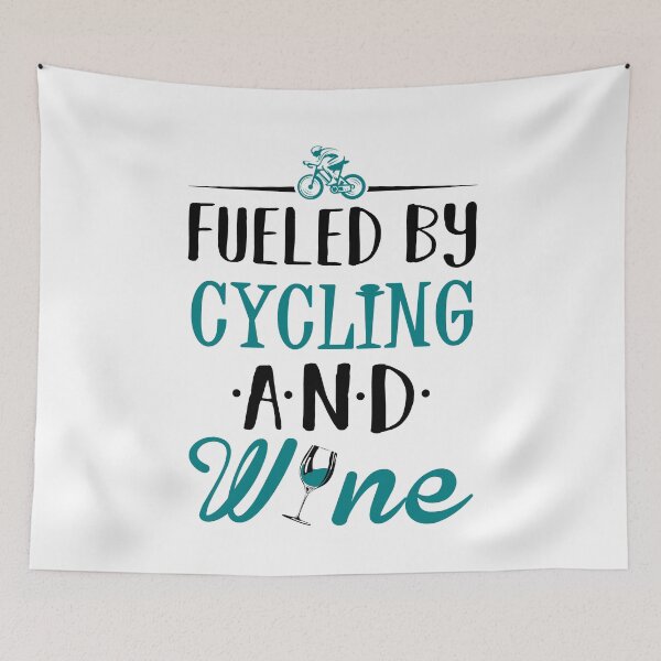 Item preview, Fueled by Cycling and Wine designed and sold by KsuAnn.
