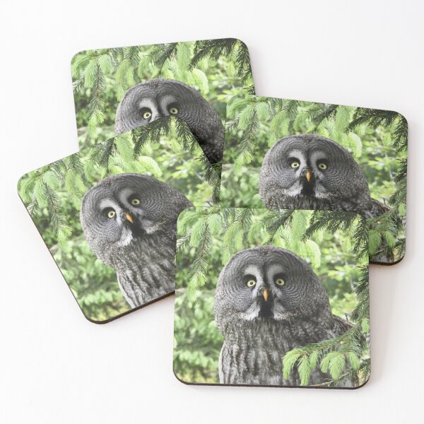Item preview, The Great Grey Owl – Owl of the North / Swiss Artwork Photography designed and sold by Raphael Wolf.