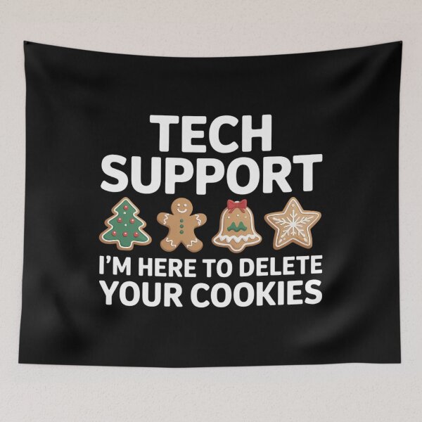 Item preview, Christmas Tech Support Here To Delete Cookies Xmas  designed and sold by Formatage.