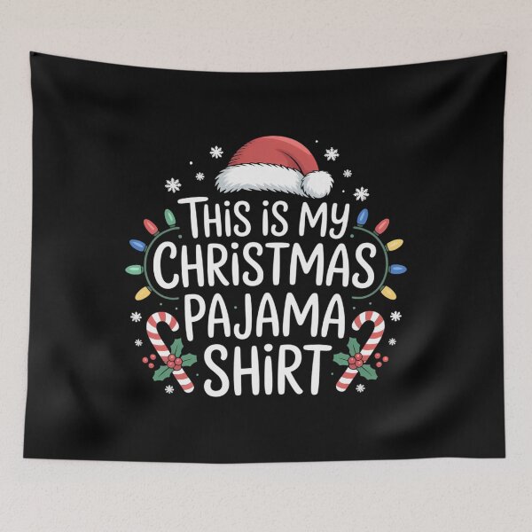 Aperçu de l'œuvre Voici mon pyjama de Noël - Pyjamas de Noël amusants créée et vendue par Formatage.