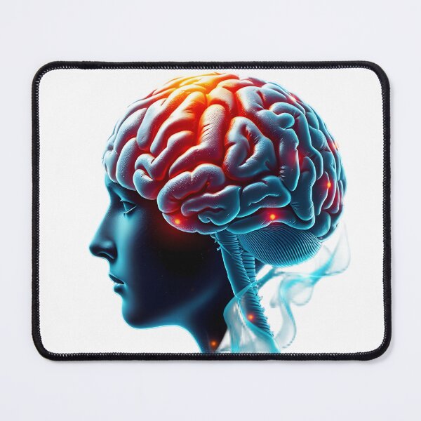 Item preview, High-Detail Human Brain Anatomy: Lateral View for Neuroscience designed and sold by Maldives-Art.