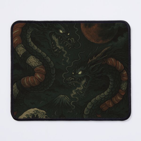 Item preview, Mythical Dragons Under Blood Moon designed and sold by CLEARART7.