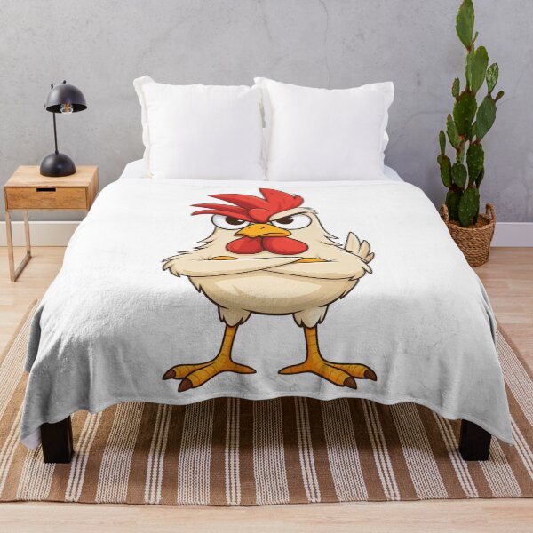Item preview, The Angry Chicken – Colorful Funny Artwork designed and sold by ArtesioByZaber.
