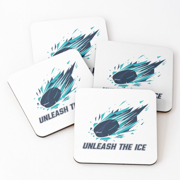 Item preview, Unleash the Ice Dynamic Hockey Puck Explosion Design designed and sold by EpicSportsArt.