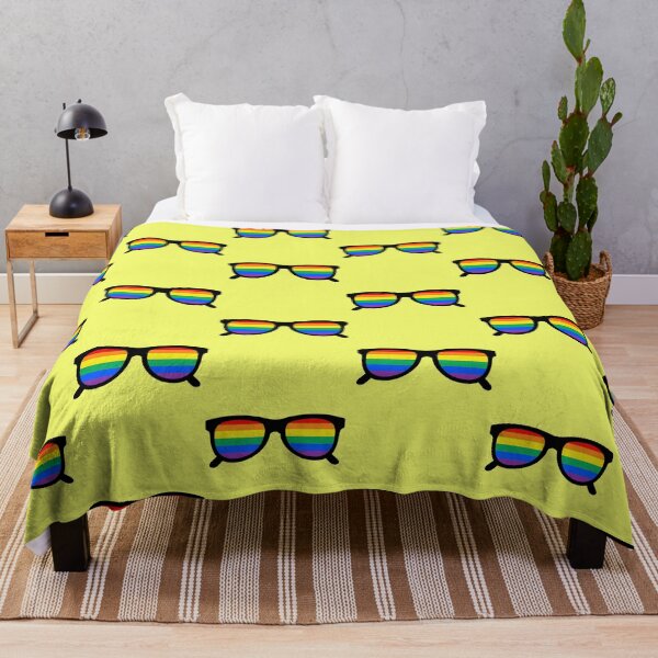 Item preview, LGBTQ Rainbow Pride Flag Sunglasses designed and sold by Sapphic-Charm.