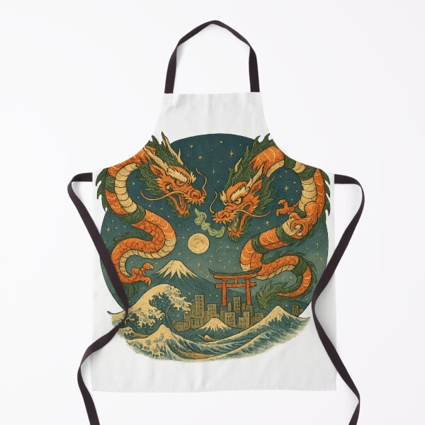 Item preview, Dual Dragons and Rising Waves designed and sold by CLEARART7.