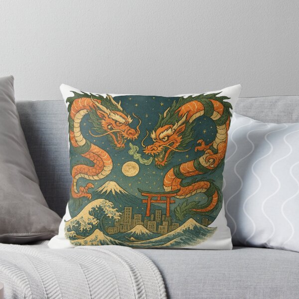 Item preview, Dual Dragons and Rising Waves designed and sold by CLEARART7.