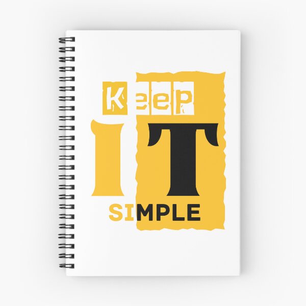 Item preview, Keep It Simple Shirt | Minimalist Aesthetic Typography Tee | Calm Soft Life Quote designed and sold by VijayanAshokan.