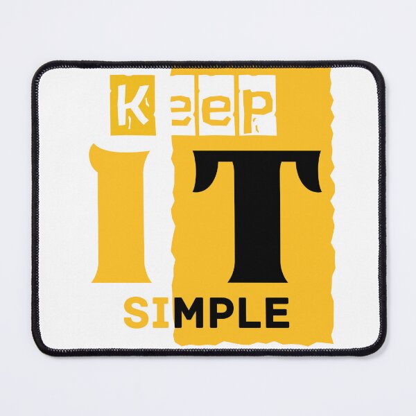 Item preview, Keep It Simple Shirt | Minimalist Aesthetic Typography Tee | Calm Soft Life Quote designed and sold by VijayanAshokan.