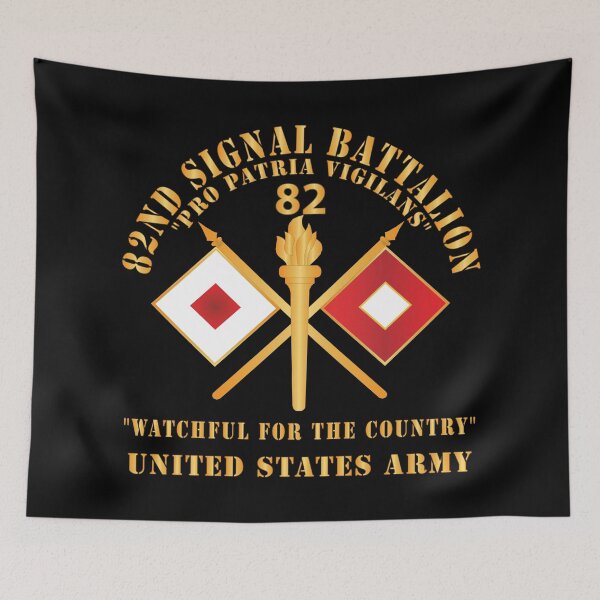 Item preview, Army - 82nd Signal Battalion - Pro Patria Vigilans - US Army X 300 designed and sold by Military Insignia Products.