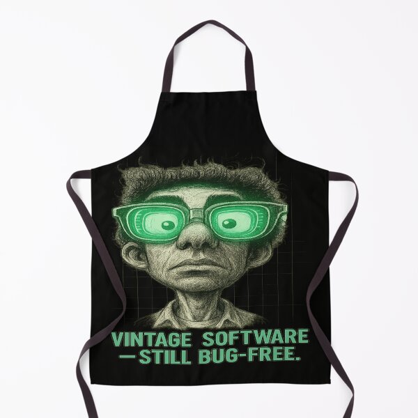 Item preview, Vintage Software Still Bug-Free Retro Computer Humor Geek Nostalgia designed and sold by POD DYNASTY.