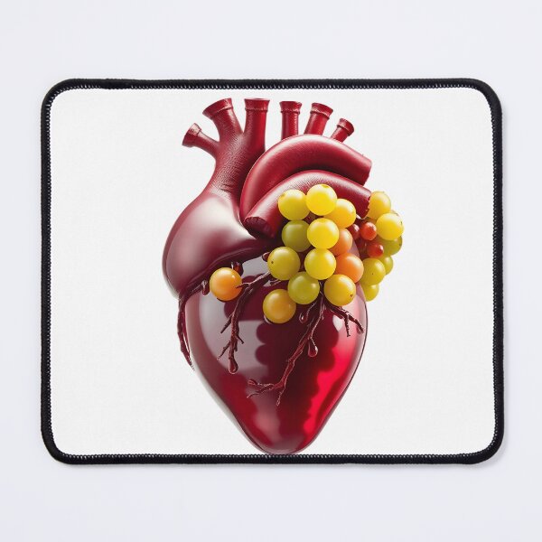 Item preview, Human Heart Made with Grapes designed and sold by Maldives-Art.