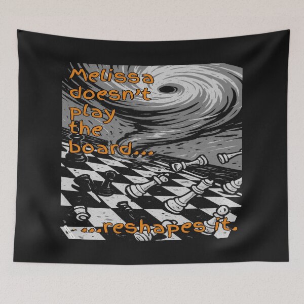 Item preview, Melissa Reshapes the Board — Strategic Vortex designed and sold by PawnShiftGoods.