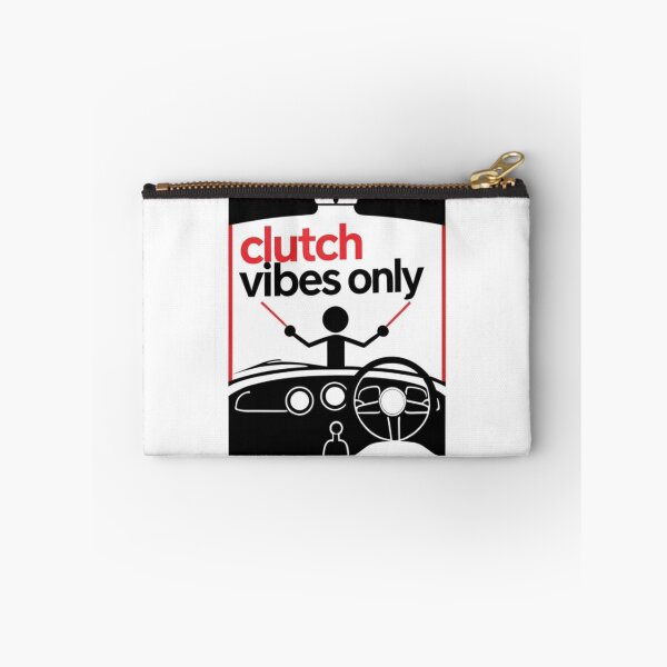 Item preview, Clutch Vibes Only – Funny Car Enthusiast Stick Figure Design designed and sold by LOLbySA.