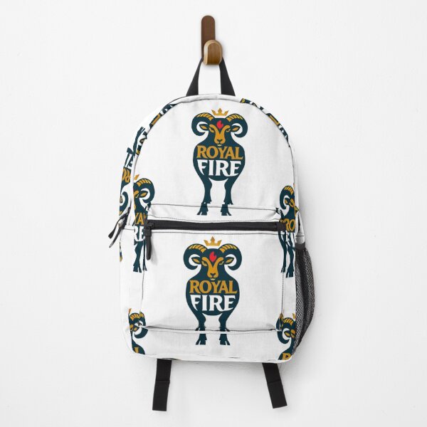 Item preview, Royal Fire – Aries Ram Typography Design with Full-Body Symbolic Form designed and sold by Kony83.