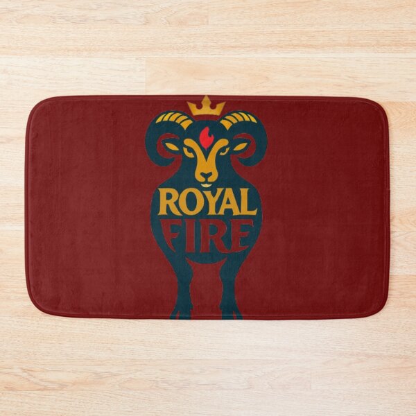 Item preview, Royal Fire – Aries Ram Typography Design with Full-Body Symbolic Form designed and sold by Kony83.