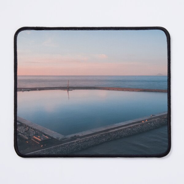Item preview, Coastal Geometry: Square Water Basin at Dusk designed and sold by MDB_Shop.