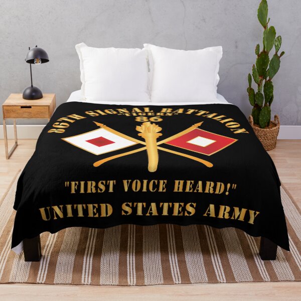 Item preview, Army - 86th Signal Battalion - First Voice Heard - US Army X 300 designed and sold by Military Insignia Products.