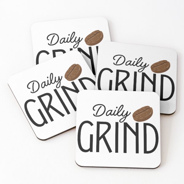 Item preview, Daily Grind Coffee Bean Design Joke  designed and sold by Studio Sonders.