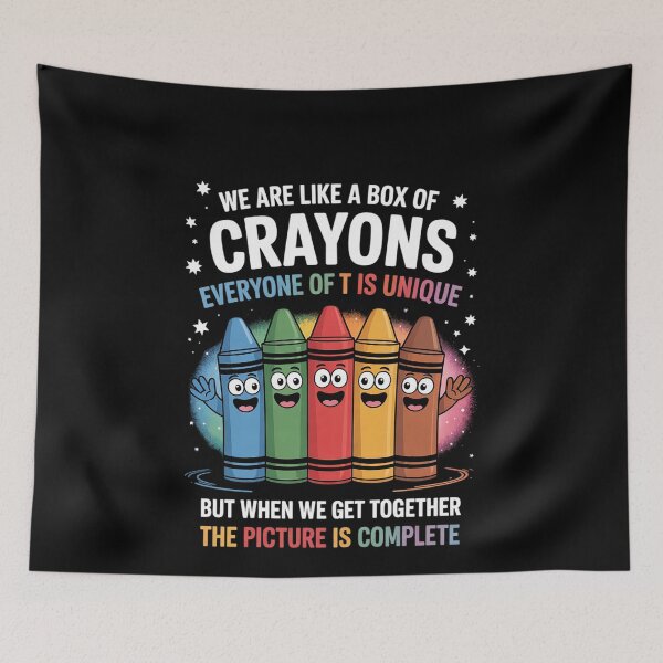 Item preview, Teacher We Are Like a Box of Crayons  designed and sold by MonsterBuddiess.