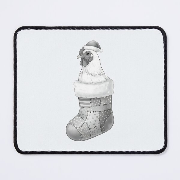 Item preview, Funny Christmas Chicken in Stocking – Festive Farm Animal Holiday Art designed and sold by SkyTastic.