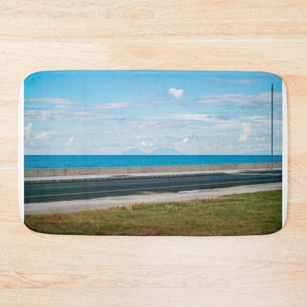 Item preview, Coastal Horizon: Azure Sea, Road, and Distant Islands designed and sold by MDB_Shop.