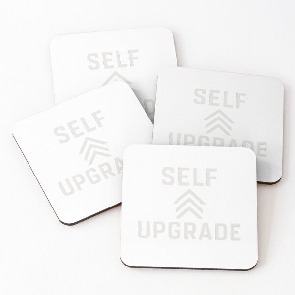 Item preview, Self Upgrade Motivational Minimalist Design designed and sold by Rebel Knit.