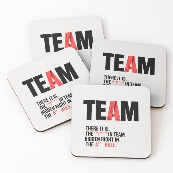 Item preview, There Is An I In Team For Sarcastic Men Women  designed and sold by MonsterBuddiess.
