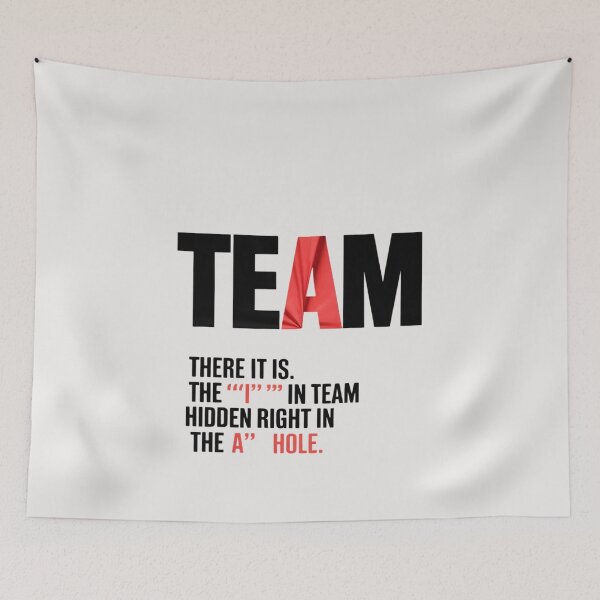 Item preview, There Is An I In Team For Sarcastic Men Women  designed and sold by MonsterBuddiess.