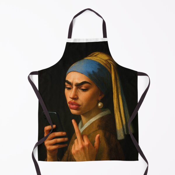 Item preview, Girl With Attitude With a Pearl Earring-Vermeer Remix  designed and sold by chipshopchippy.