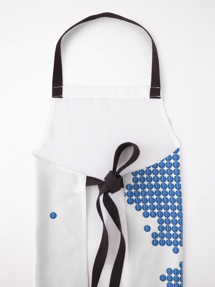 Thumbnail 5 of 6, Apron, Blue Rhinestone Greece designed and sold by TheIconSmith.
