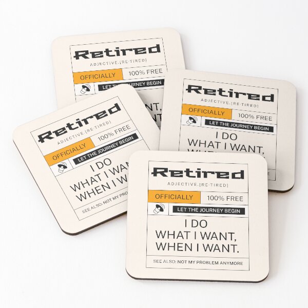 Item preview, Retired Gift, funny retirement, retirement Gift for Him, Funny Retirement Present, Gift for Her, Coworker Leaving Gift designed and sold by MakitoDesign.