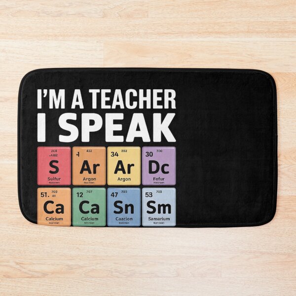 Item preview, Teacher Speak Sarcasm Periodically Novelty  designed and sold by MonsterBuddiess.