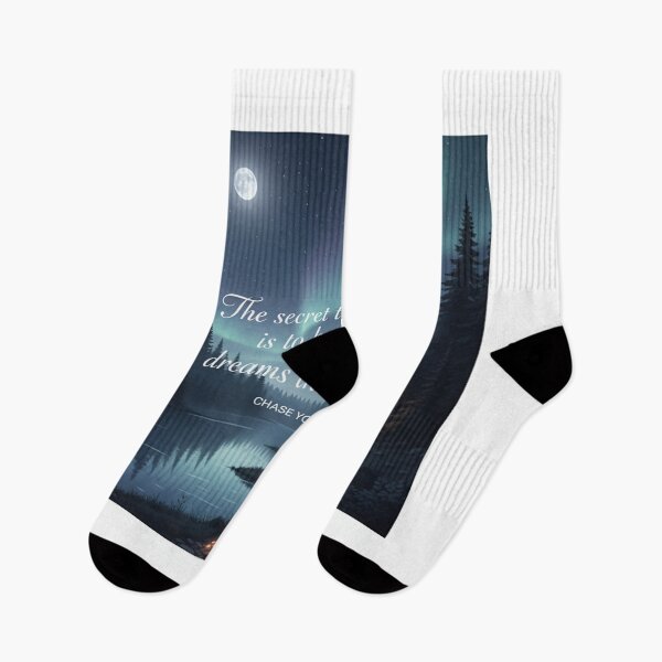 Item preview, Aurora Dreams: "Rich Life is More Dreams Than Memories" Cozy Night Sky Cabin Art designed and sold by Jayara [Born To Reign].