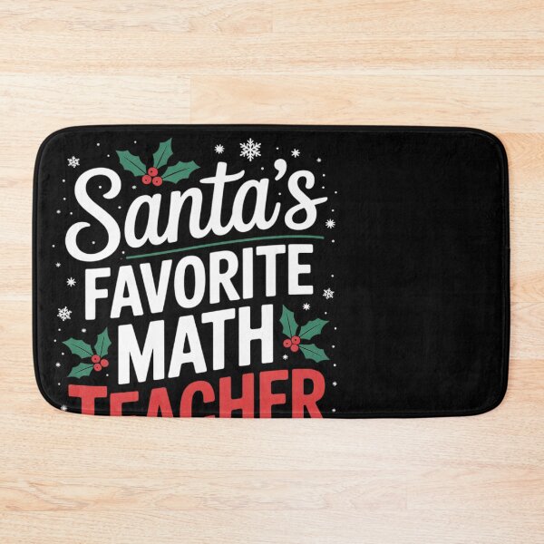 Item preview, Xmas Lighting Santa's Favorite Math Teacher Christmas  designed and sold by MonsterBuddiess.