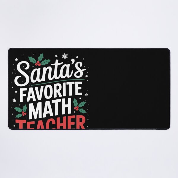 Item preview, Xmas Lighting Santa's Favorite Math Teacher Christmas designed and sold by MonsterBuddiess.