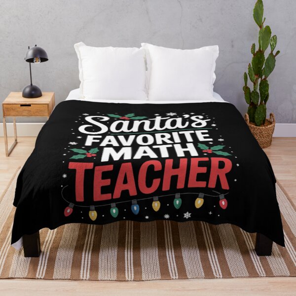 Item preview, Xmas Lighting Santa's Favorite Math Teacher Christmas designed and sold by MonsterBuddiess.