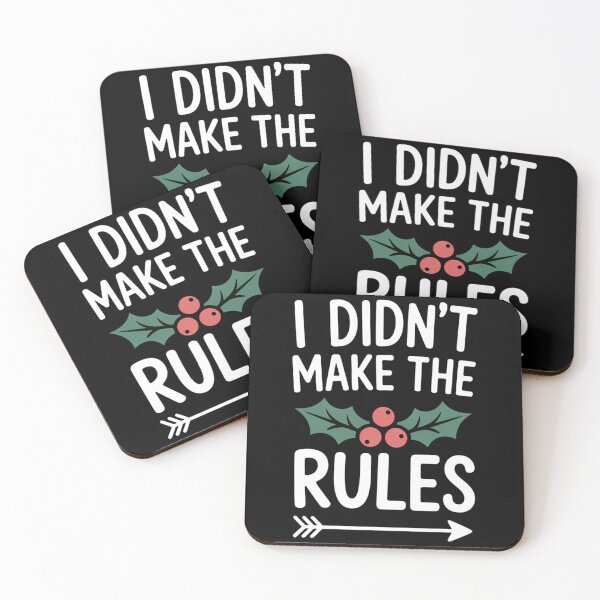 Item preview, Christmas Mistletoe I Didn't Make The Rules Xmas Humor Men  designed and sold by TyraYoung.